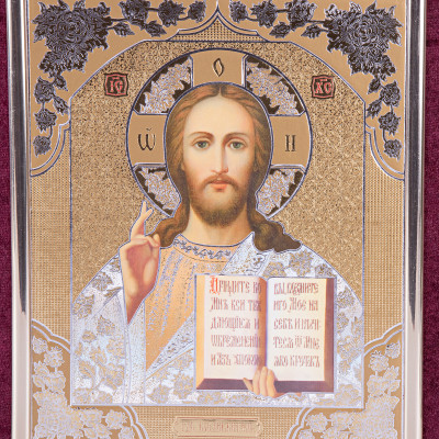 Ікона Казанська Божа Матір, Спаситель